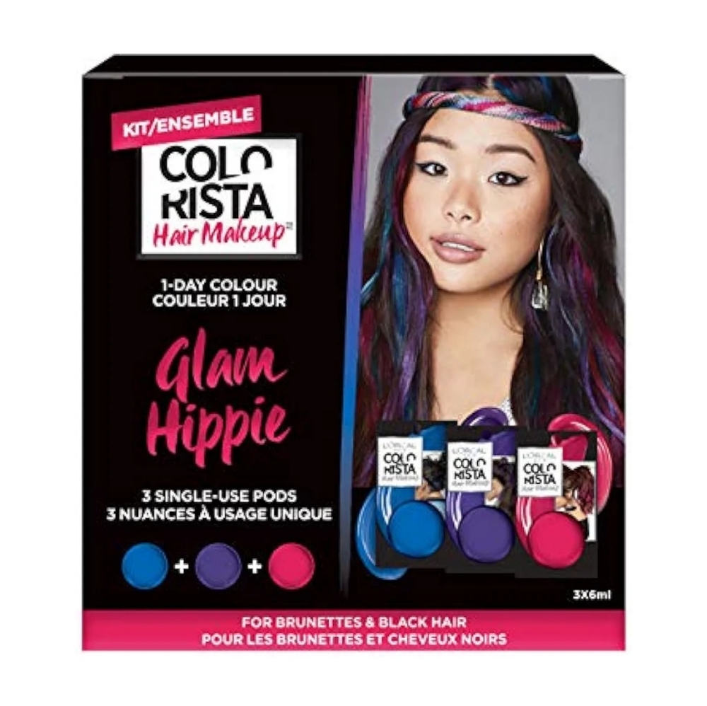 L'Oreal Paris Colorista Hair Makeup Pod-Kit-for-Brunettes Set of 3